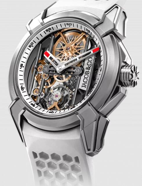 Jacob & Co. EPIC X TITANIUM WHITE Watch Replica EX110.20.AA.AI.ABRUA Jacob and Co Watch Price